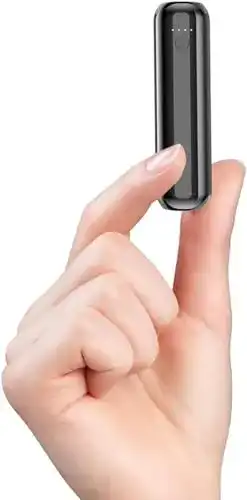 Mini Powerbank 5000mAh Kompakter externer Akku für Smartphones