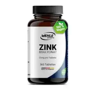 Zinktabletten Wehle Sports hochdosiert 365 Tabletten