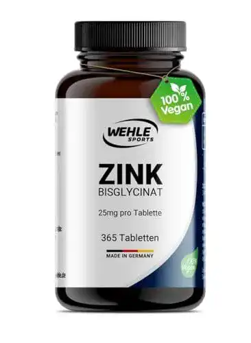 Zinktabletten Wehle Sports hochdosiert 365 Tabletten