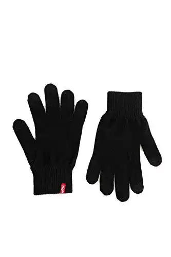 Touchscreen-Handschuhe für Herren von Levi’s – Modell Ben in Schwarz