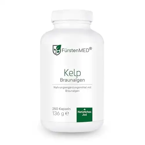 Kelp Fürstenmed 250 Kapseln mit 315µg Jod pro Kapsel – Algen