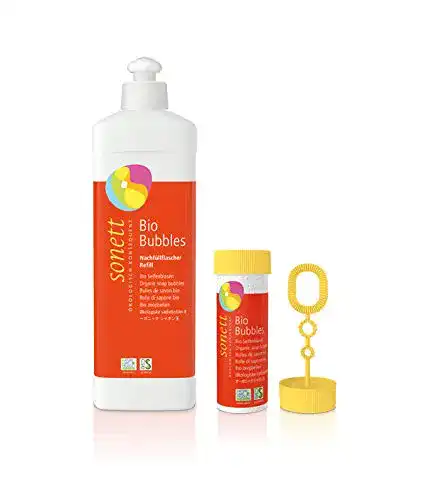 Sonett Bio Seifenblasenflüssigkeit Set 45ml + 500ml Nachfüllung