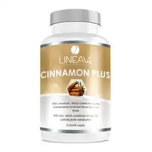 Zimtkapseln von Lineavi Zimt Plus mit 400mg Zimt und 7mg Zink