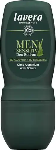 Lavera Men sensitiv Deo Roll-On mit 48 Stunden Schutz ohne Aluminium