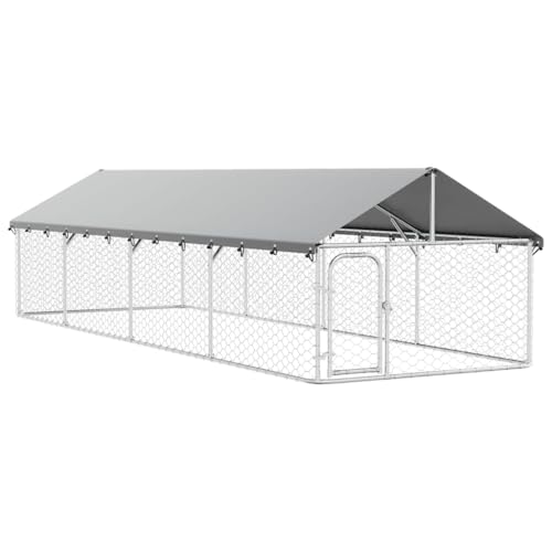 Hundezwinger vidaXL Outdoor mit Dach 600x200x150 cm