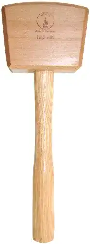 Holzhammer Ulmia 300-1 / Schreinerklüpfel 300-1 mit Schlagkopf aus Rotbuchenholz