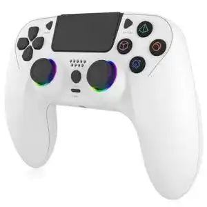 Varkda Wireless Controller für PS4 – Gamepad mit RGB LED und Dual Vibration