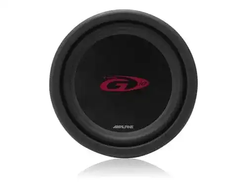 Alpine SWG-1044 Subwoofer, 10 Zoll, schwarz