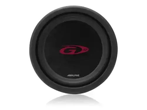 Alpine SWG-1044 Subwoofer, 10 Zoll, schwarz