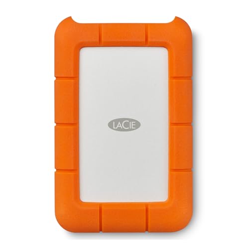 LaCie Rugged 2TB externe Festplatte – tragbare Speichermöglichkeit für PC und Mac