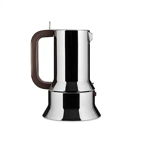 Alessi Espressokocher 9090/M Design aus Edelstahl für 10 Tassen