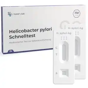 Helicobactertest Homehulab 2x Helicobacter Pylori Schnelltest