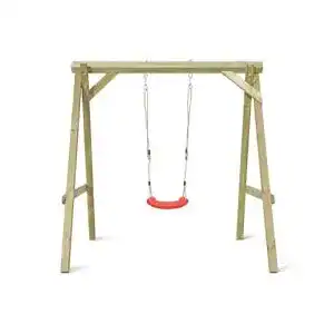 Schaukelgestell Holz Gartenpirat für Kinder – TÜV geprüfte Outdoor Schaukel