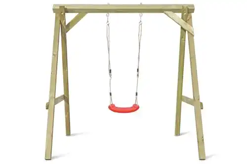 Schaukelgestell Holz Gartenpirat für Kinder – TÜV geprüfte Outdoor Schaukel