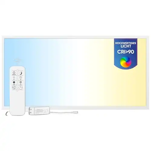 LED-Panel 120×60 cm dimmbar mit Fernbedienung