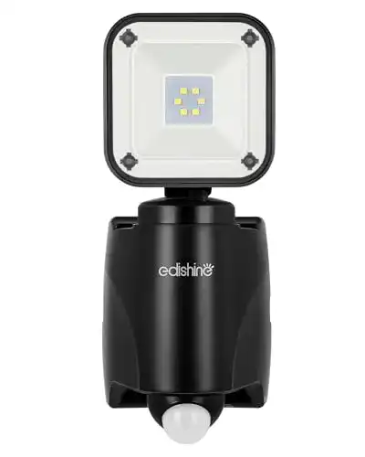 Bewegungsmelder mit Batterie für LED Strahler von EDISHINE