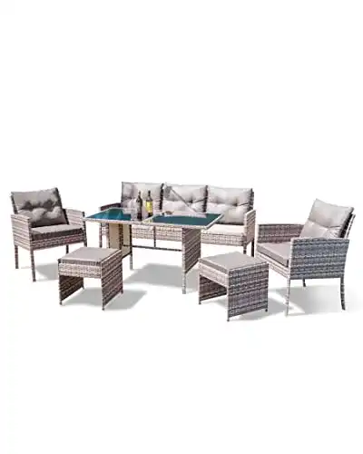Rattan Gartenmöbel Sitzgruppe von Swing & Harmonie für den Garten