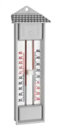 Min-Max-Thermometer TFA Dostmann Analoges Maxima-Minima für Innen und Außen
