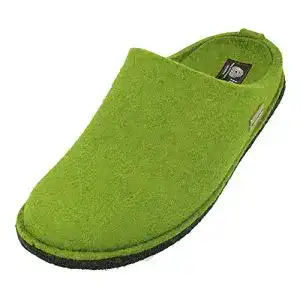 Filzpantoffeln Haflinger Flair Soft Wollfilz Hausschuh in Grasgrün