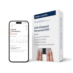 Mobiles EKG-Gerät Alivecor KardiaMobile Tragbarer Herzfrequenzmesser