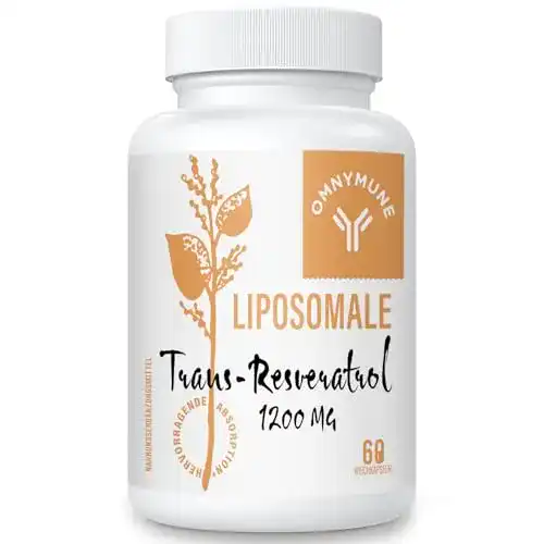 Resveratrol Kapseln – Liposomales Trans-Resveratrol mit 1200 mg pro Portion