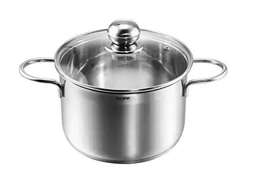 Kochtopf 24 cm Kopf 124627 Fleischtopf Josie mit Glasdeckel