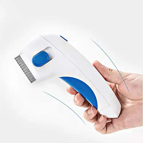 Elektrischer Läusekamm von BESTZY zur Bekämpfung von Flöhen und Läusen