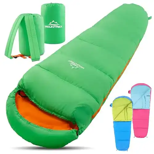 Kinderschlafsack MOUNTREX – Tragbar mit Rucksackfunktion