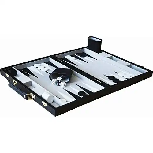 Backgammon Piatnik 634581 Kompakter Koffer für Strategiespiel