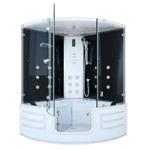 Dampfdusche Acquavapore von Sandra Jentho – Whirlpool Dusche K70-SW-EH 150x150cm