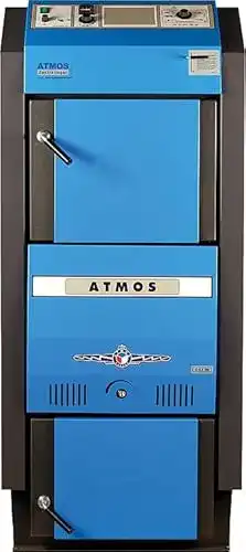 Holzvergaser Atmos DC 50 GSX Festbrennstoffkessel für Scheitholz