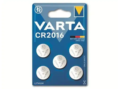 Varta Knopfzelle CR2016, Lithium Coin, 3V, kindersicher