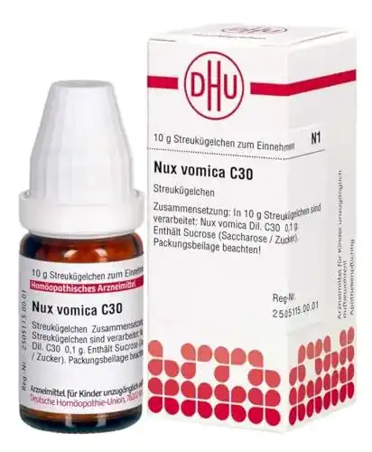 Nux vomica C30 Globuli von DHU, 10 g