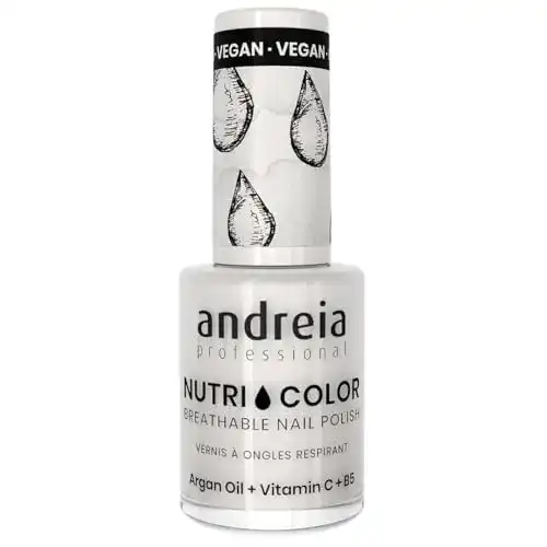 Weißer Nagellack Andreia Professional NutriColor für atmungsaktive Nägel