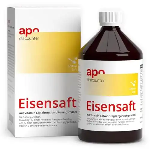 Eisensaft mit Vitamin C 500 ml für gesunde Ernährung