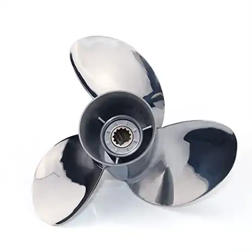 Edelstahl Außenbordpropeller Captain 10 1/4 Zoll für Yamaha Motoren