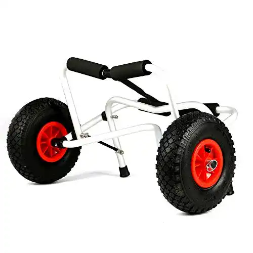 Kanuwagen Trintion Kajakwagen bis 100 kg mit faltbarem Spannriemen