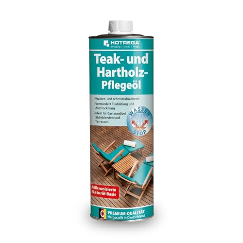Teaköl HOTREGA Hart und Teakholz Pflegeöl 1 Liter