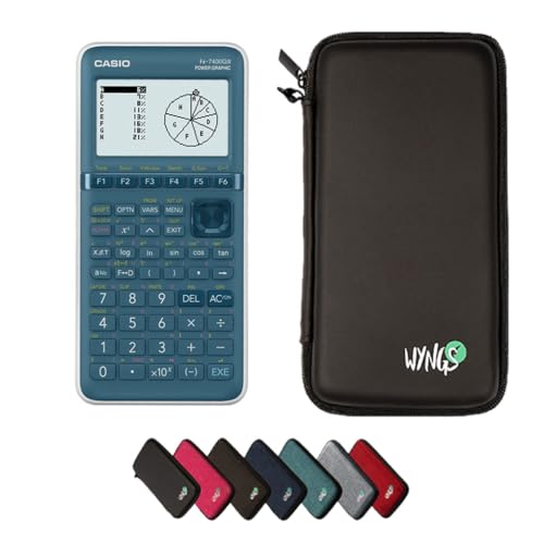 Casio fx-7400GIII Taschenrechner mit WYNGS Schutztasche