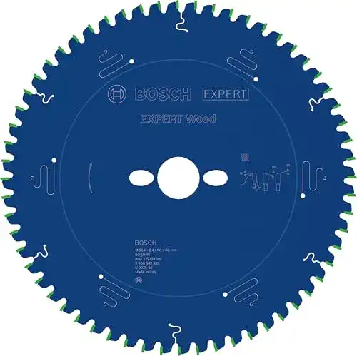 Kreissägeblatt 254×30 mm Bosch Professional für Holz mit 60 Zähnen