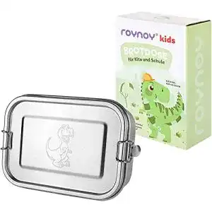 Bento-Box Roynoy Edelstahl Brotdose für Kinder wasserdicht