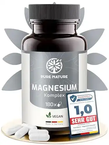 Magnesium Kapseln Pure Nature mit 400 mg pro Kapsel
