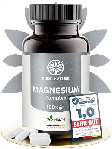 Magnesium Kapseln Pure Nature mit 400 mg pro Kapsel
