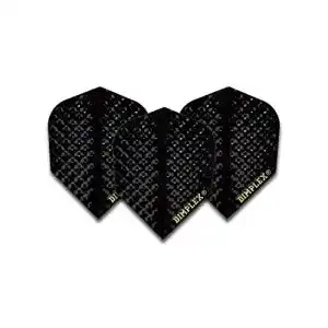 Dart Flights Harrows Black Dimplex – 4 Sets mit 12 Flights