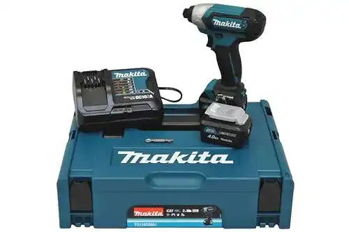 Makita Akku-Schlagschrauber 10,8 V mit 4 Ah und 2 Akkus