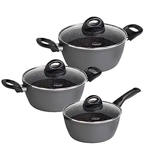 Stoneline Ceramic Topfset 6-teilig für Induktion