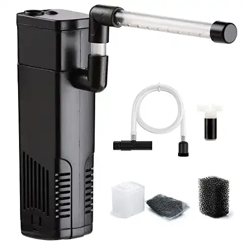 Aquariumfilter NICREW Innenfilter für Aquarien bis 20L