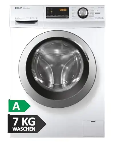 Haier HW70-BP14636N Waschmaschine, 7 kg, energiesparend