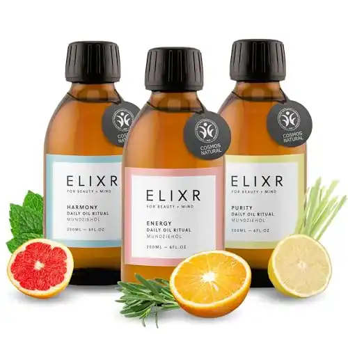 Mundziehöl Elixr 3er Set Energy, Harmony und Purity