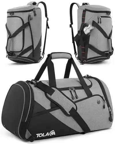 Sporttasche mit Schuhfach Tolaccea 47L für Sport und Reisen